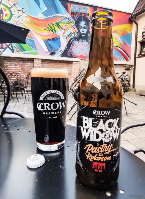 Crow brews delicious craft beers in Vranovo, Serbia Crow - Black widow