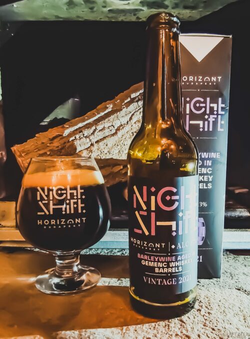 Night Shift Vintage 2021 Barleywine Aged in Gemenc Whiskey Barrels