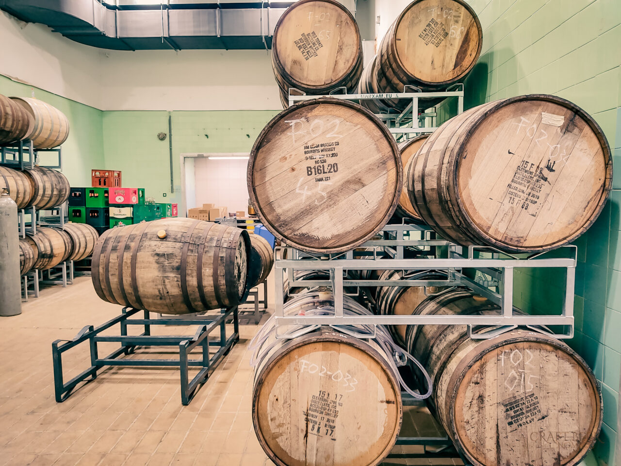 Mad Scientist from Budapest, Hungary Barrels for aging beers | Mad Scientist brewery from Budapest, Hungary | Craft Beer Nomads
