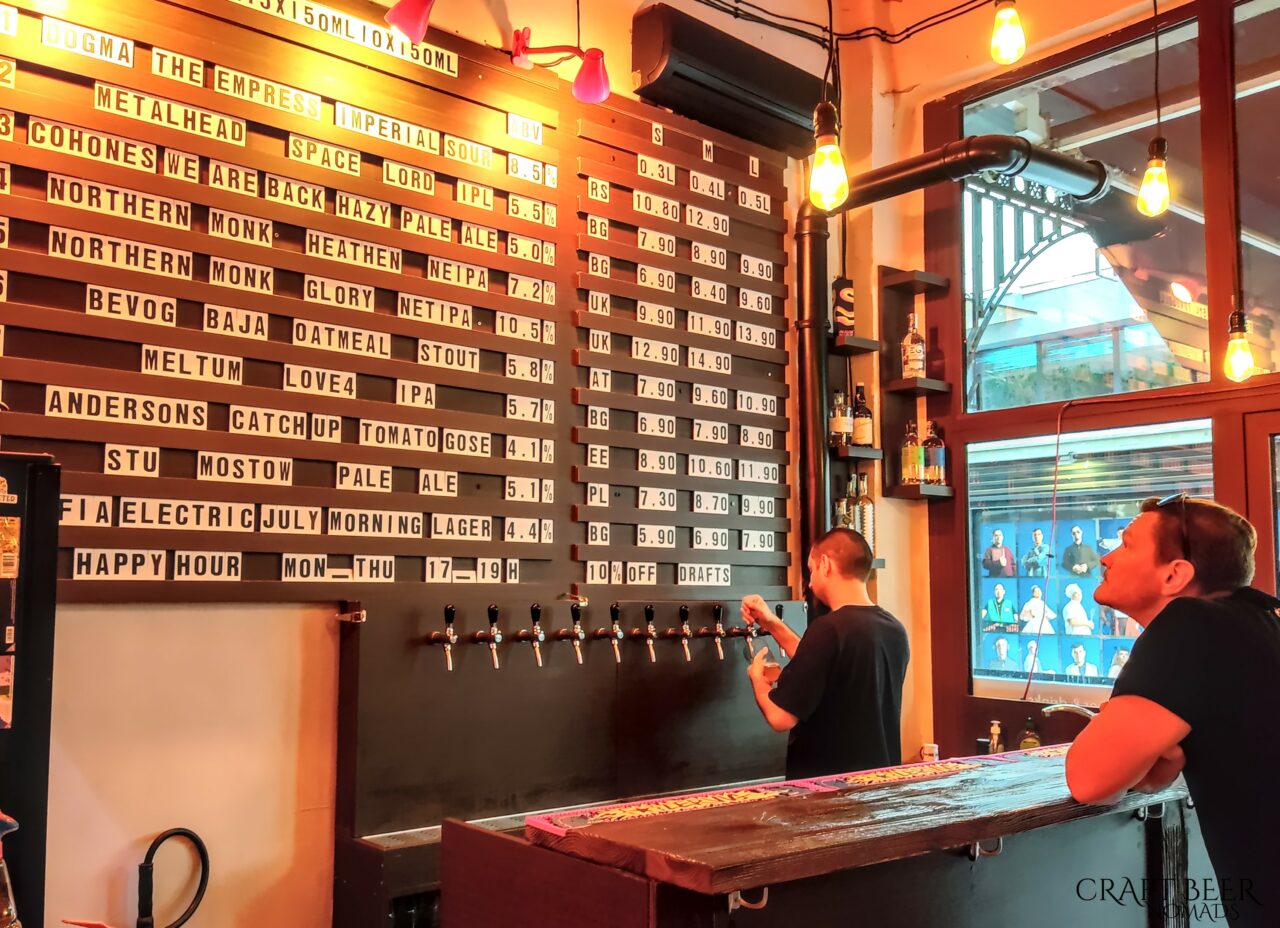 Craft beer in Bulgaria: Introduction Crafter Bar, Sofia | Craft beer in Bulgaria | Craft Beer Nomads blog