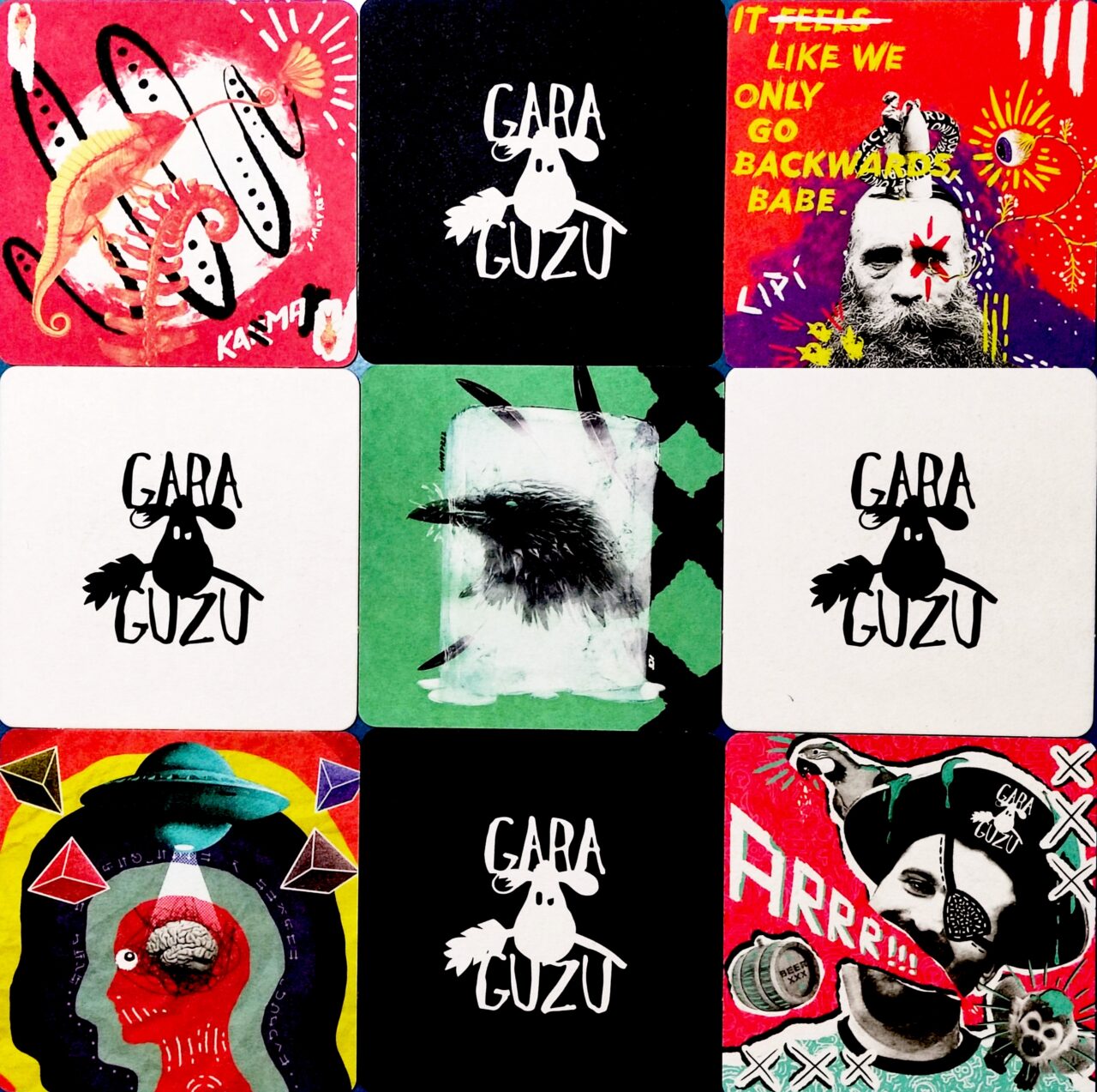 Craft beer in Turkey: Gara Guzu Gara Guzu craft beer labels