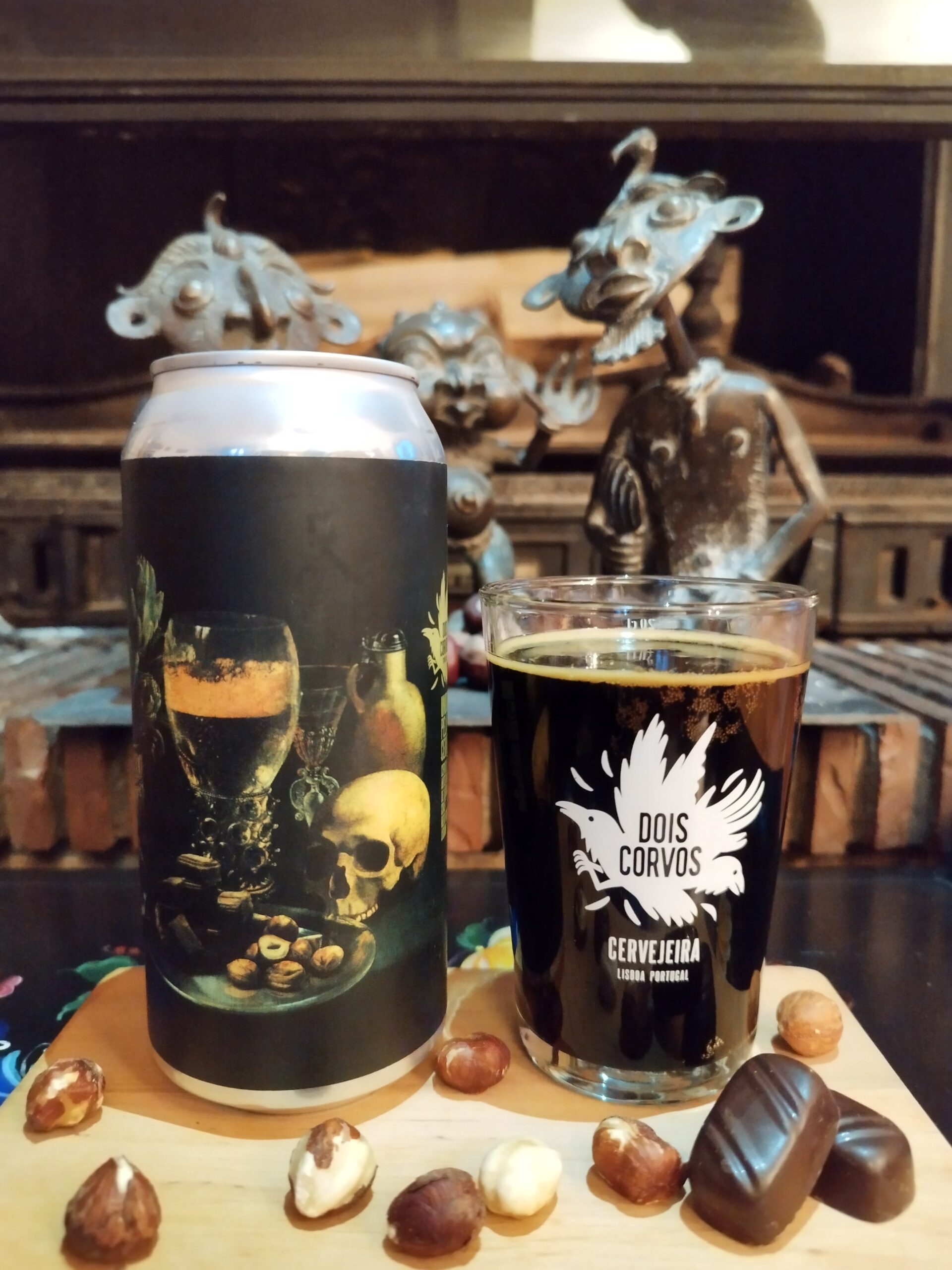 Still Life With Stout And Some Other Stuff Imperial Stout Dois Corvos | Craft Beer Nomads