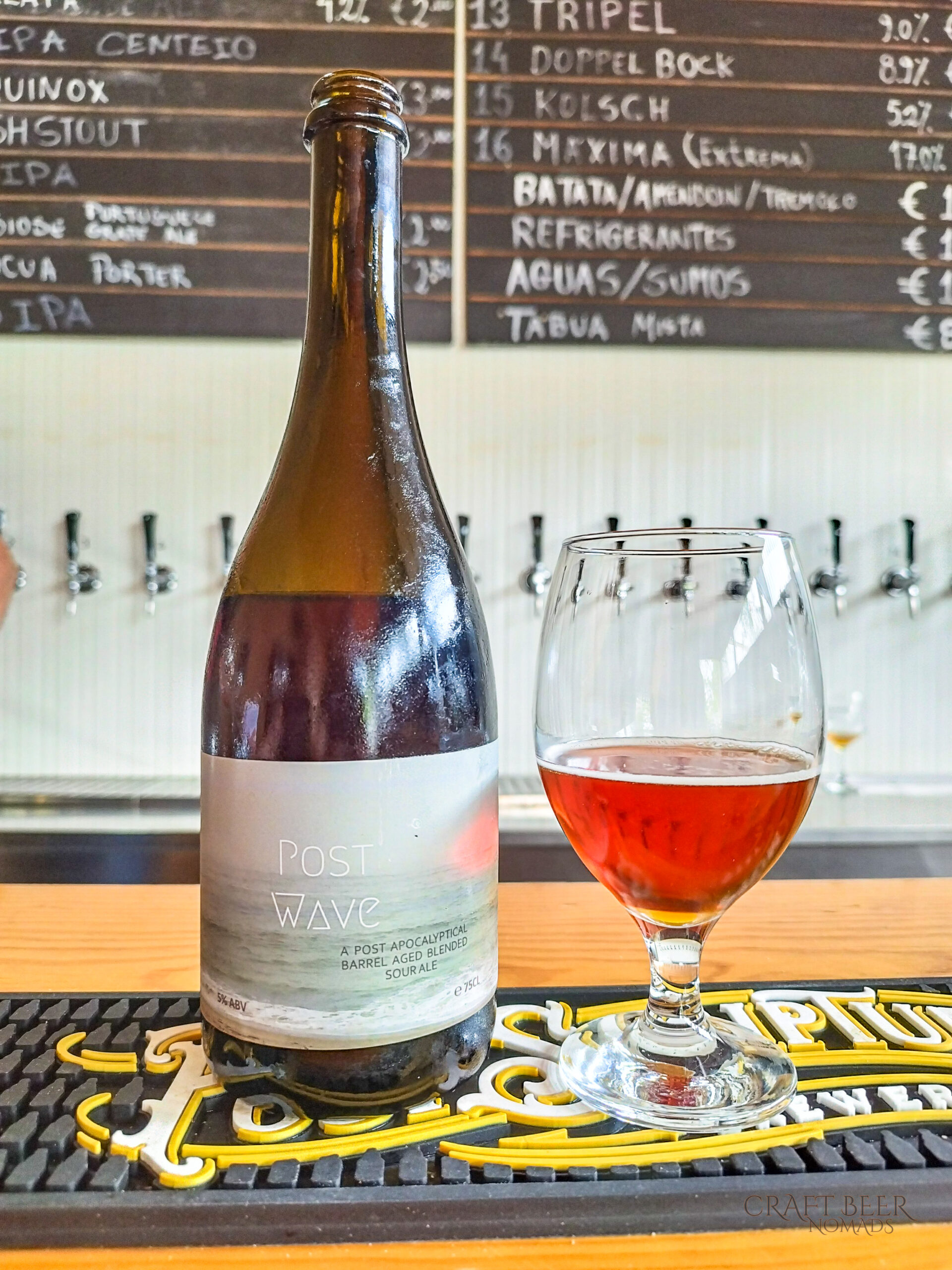 PostWave BA Sour craft beer by Post Sricptum from Portugal and ShortWave)