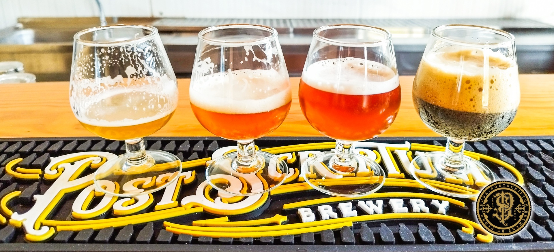 Craft beer tasting glasses | Post Scriptum Brewery from Alvarelhos, Portugal | Craft Beer Nomads