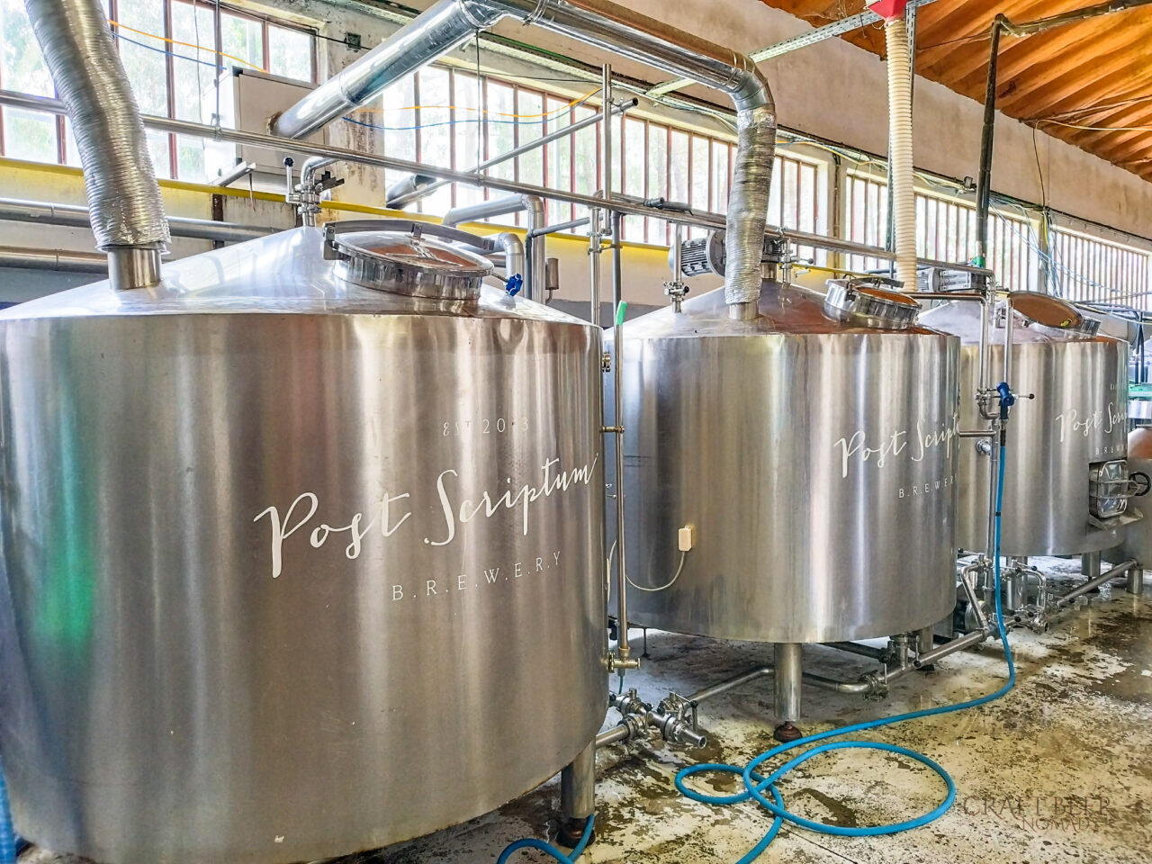 Microbreweries in Portugal: Post Scriptum from Alvarelhos Brewing equipment | Post Scriptum Brewery from Alvarelhos, Portugal | Craft Beer Nomads