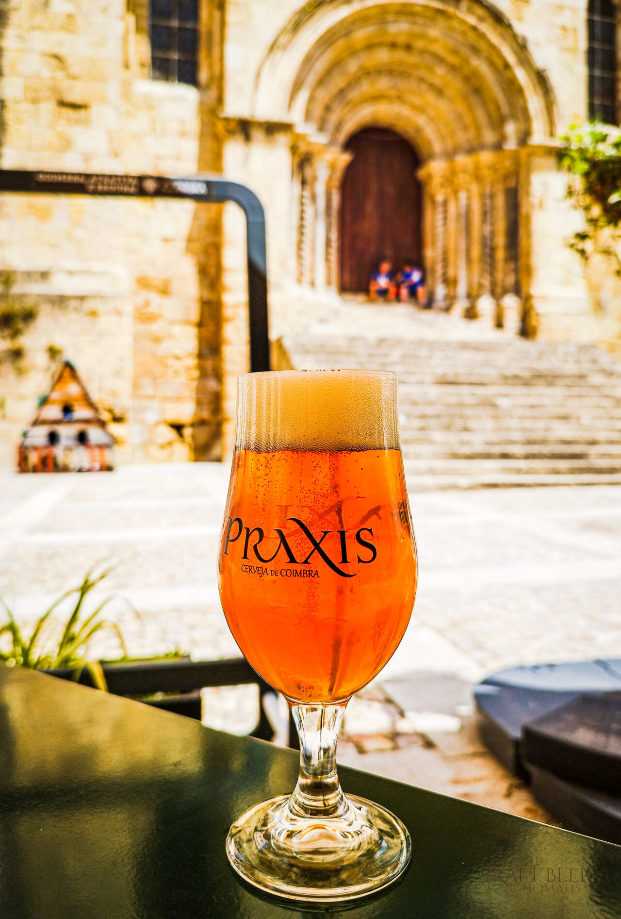 Microbreweries in Portugal: Praxis from Coimbra Praxis craft beer pictured in Coola Boola bar | Praxis Brewery Coimbra Portugal