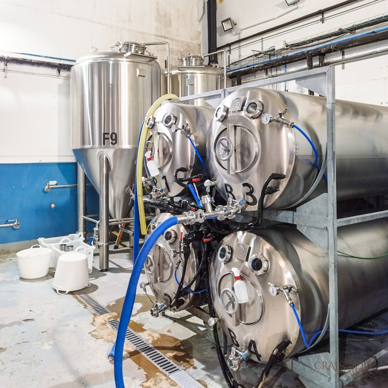 Craft beer in the Basque Country: Laugar Brewery Beer tanks in Laugar brewery | Craft Beer in the Basque Country: Laugar Brewery | Craft Beer Nomads