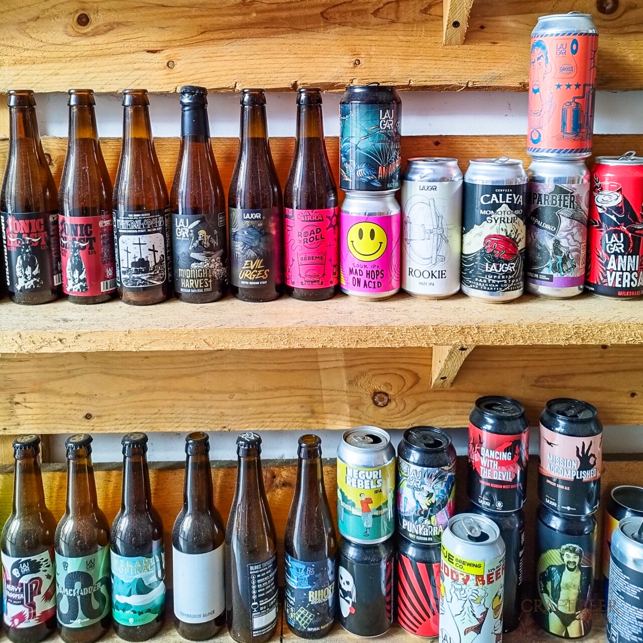 Craft beer in the Basque Country: Laugar Brewery Collection of Laugar beer bottles and cans | Craft Beer in the Basque Country: Laugar Brewery | Craft Beer Nomads