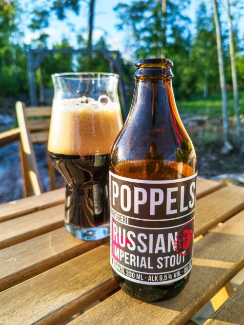 Craft beer in Sweden: Poppels Bryggeri Poppels - Russian Imperial Stout | Craft beer in Sweden: Poppels Bryggeri | Craft Beer Nomads
