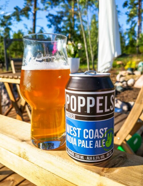 Craft beer in Sweden: Poppels Bryggeri Poppels - West coast IPA | Craft beer in Sweden: Poppels Bryggeri | Craft Beer Nomads