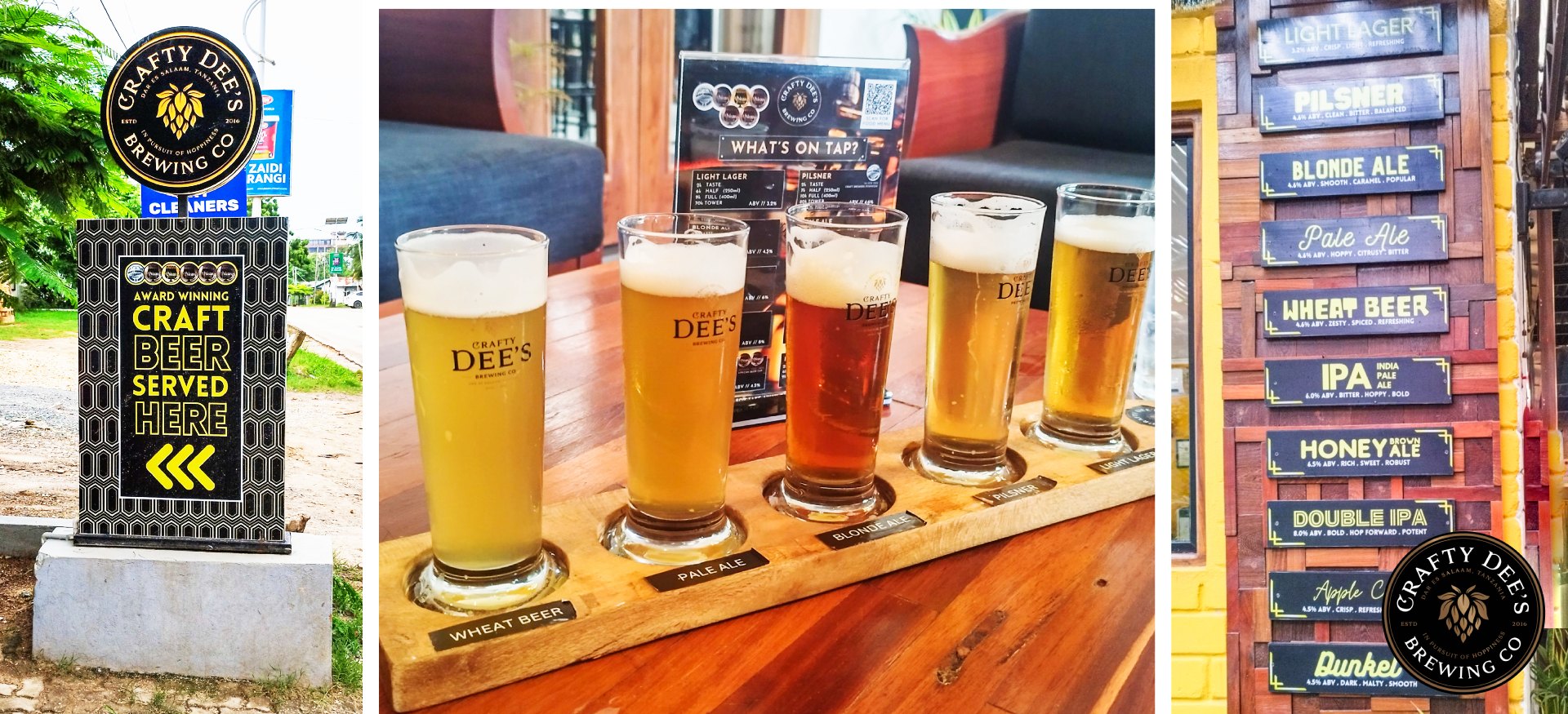 Banner | Crafty Dee's Brewing Company, Dar es Salaam | Craft beer in Tanzania | Craft Beer Nomads