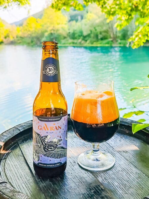 Craft beer in Croatia: Pivovara Medvedgrad Medvedgrad - Gavran Russian Imperial Stout | Craft beer in Croatia: Pivovara Medvedgrad brewery | Craft Beer Nomads