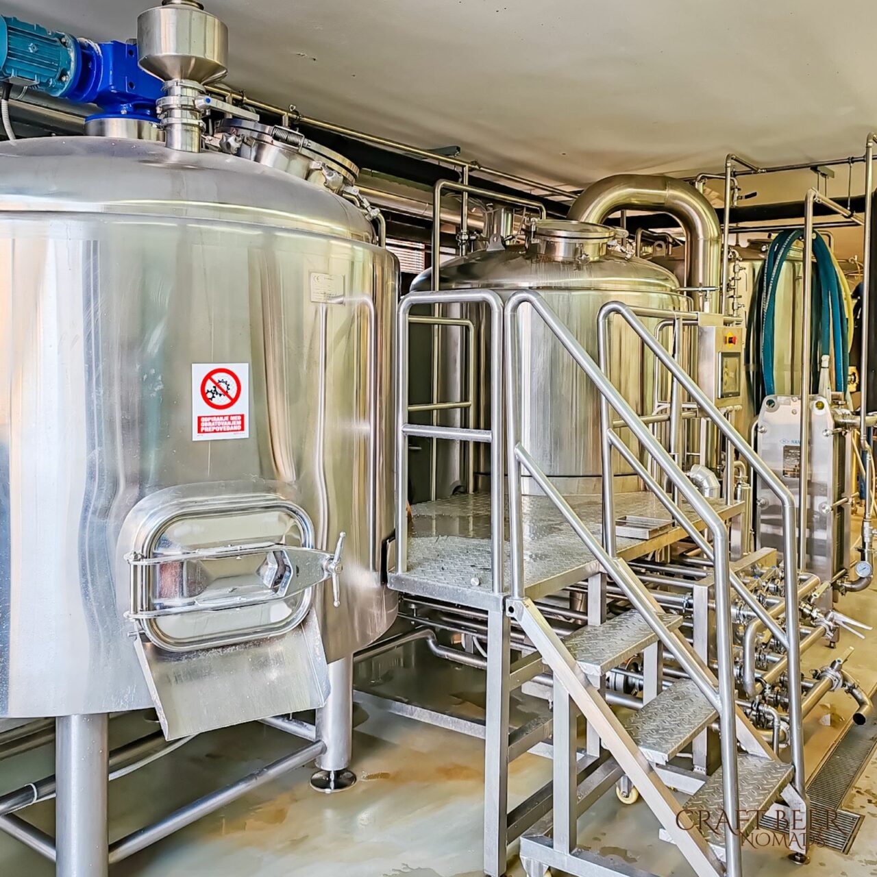 Craft beer in Slovenia: Green Gold and Clef brew amidst hop fields Brewhouse in Clef Brewery | Craft beer in Slovenia: Green Gold and Clef brew in the middle of hop fields | Craft Beer Nomads
