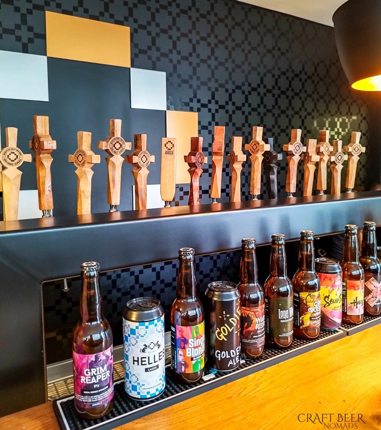 Craft beer in Slovenia: Reservoir Dogs and Pelicon Brewery Beer taps and bottles in Reservoir Dogs brewery | Craft beer in Slovenia: Reservoir Dogs and Pelicon Brewery | Craft Beer Nomads