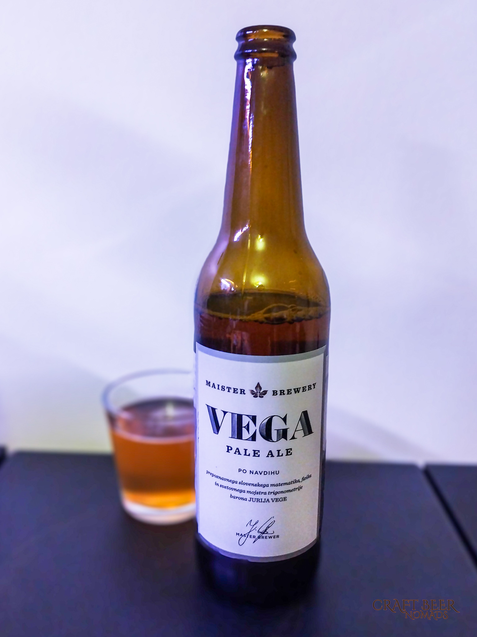 Vega Vega Pale Ale, craft beer by Maister Brewery from Kamnik, Slovenia