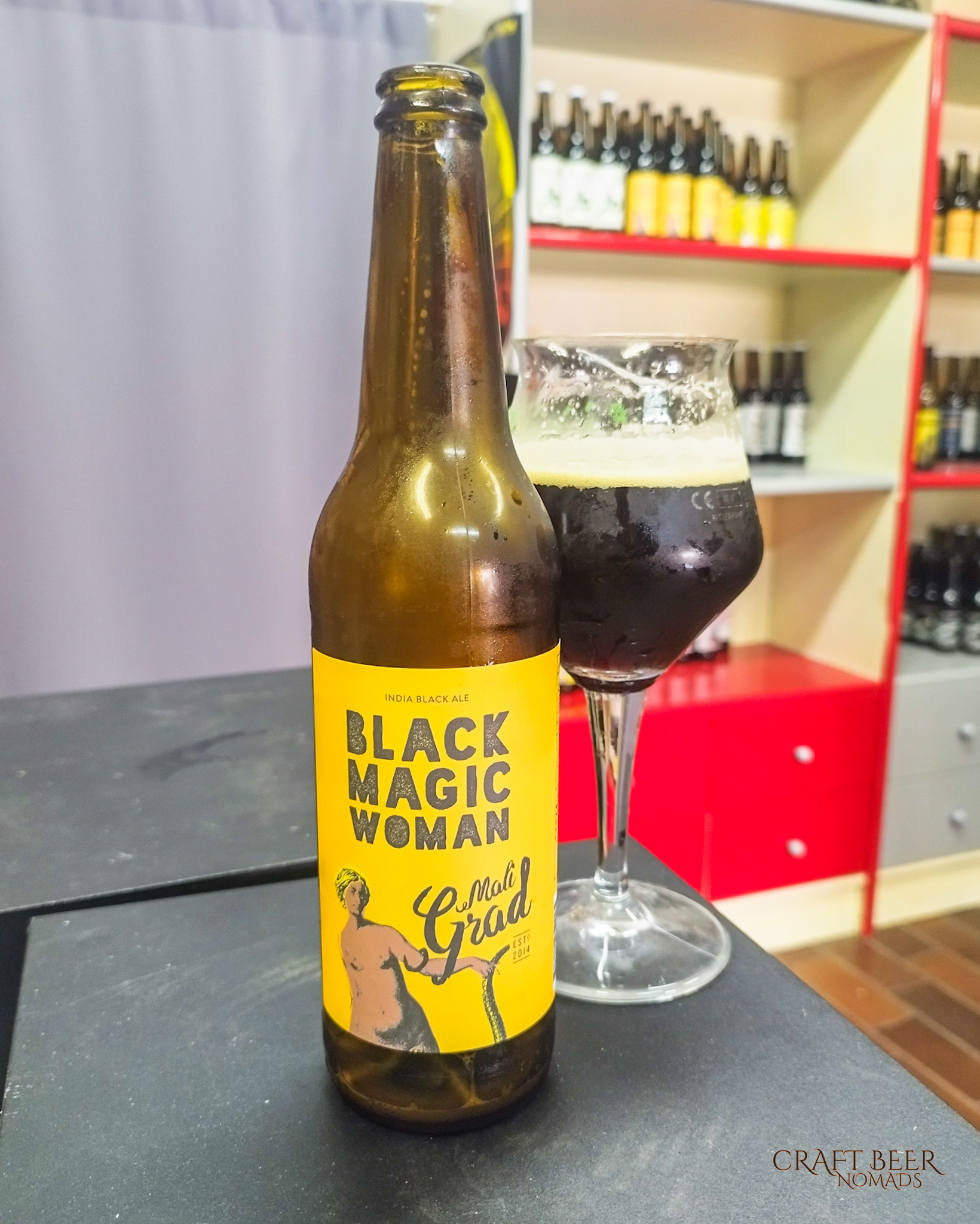 Black Magic Woman Black IPA by Mali Grad Brewery, Kamnik, Slovenia