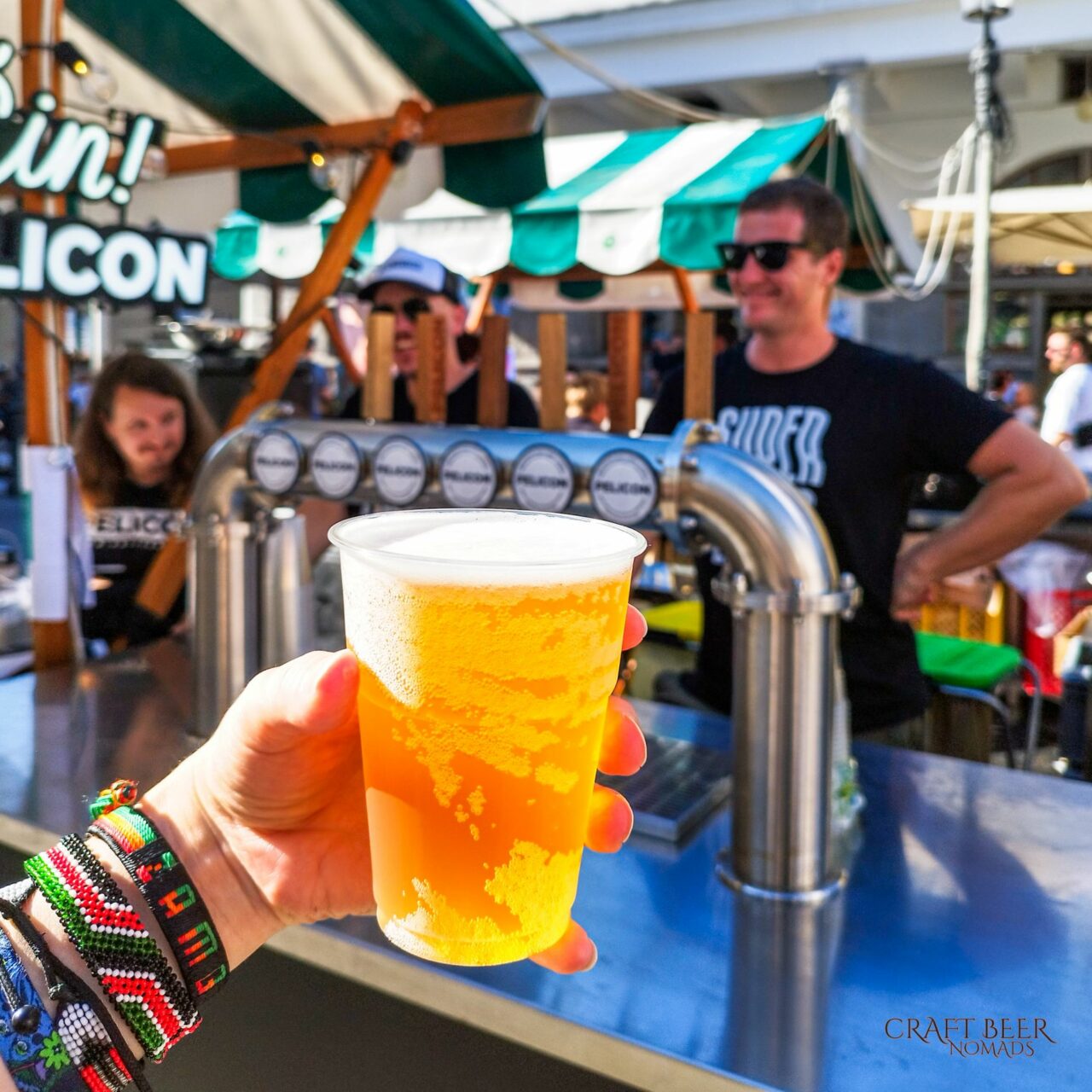 Craft beer in Slovenia: Reservoir Dogs and Pelicon Brewery Pelicon beer stand in a festival | Craft beer in Slovenia: Reservoir Dogs and Pelicon Brewery | Craft Beer Nomads