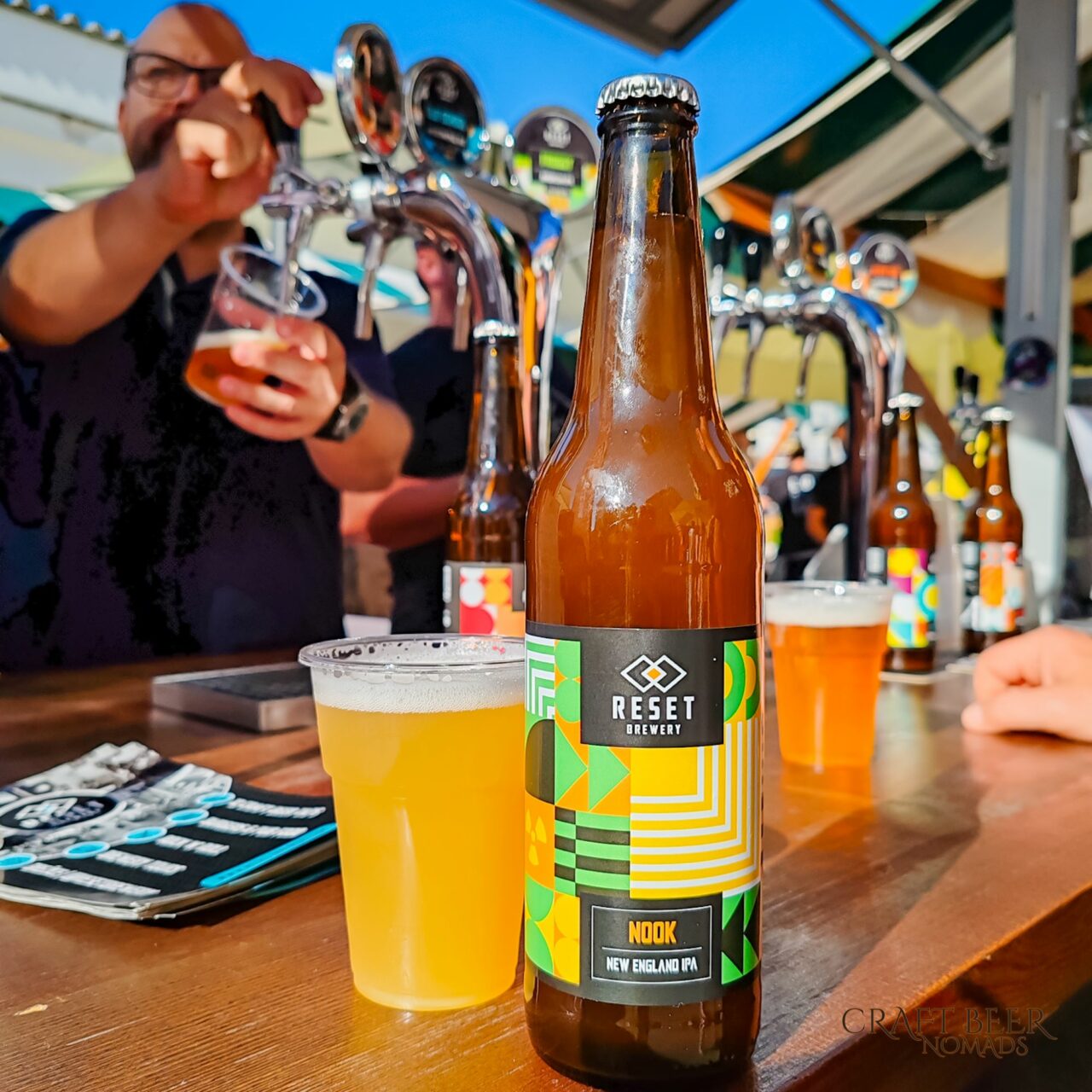 Craft beer in Slovenia: Reset brews quality beers in Brežice Reset beer in a festival | Craft beer in Slovenia: Reset Brewery | Craft Beer Nomads