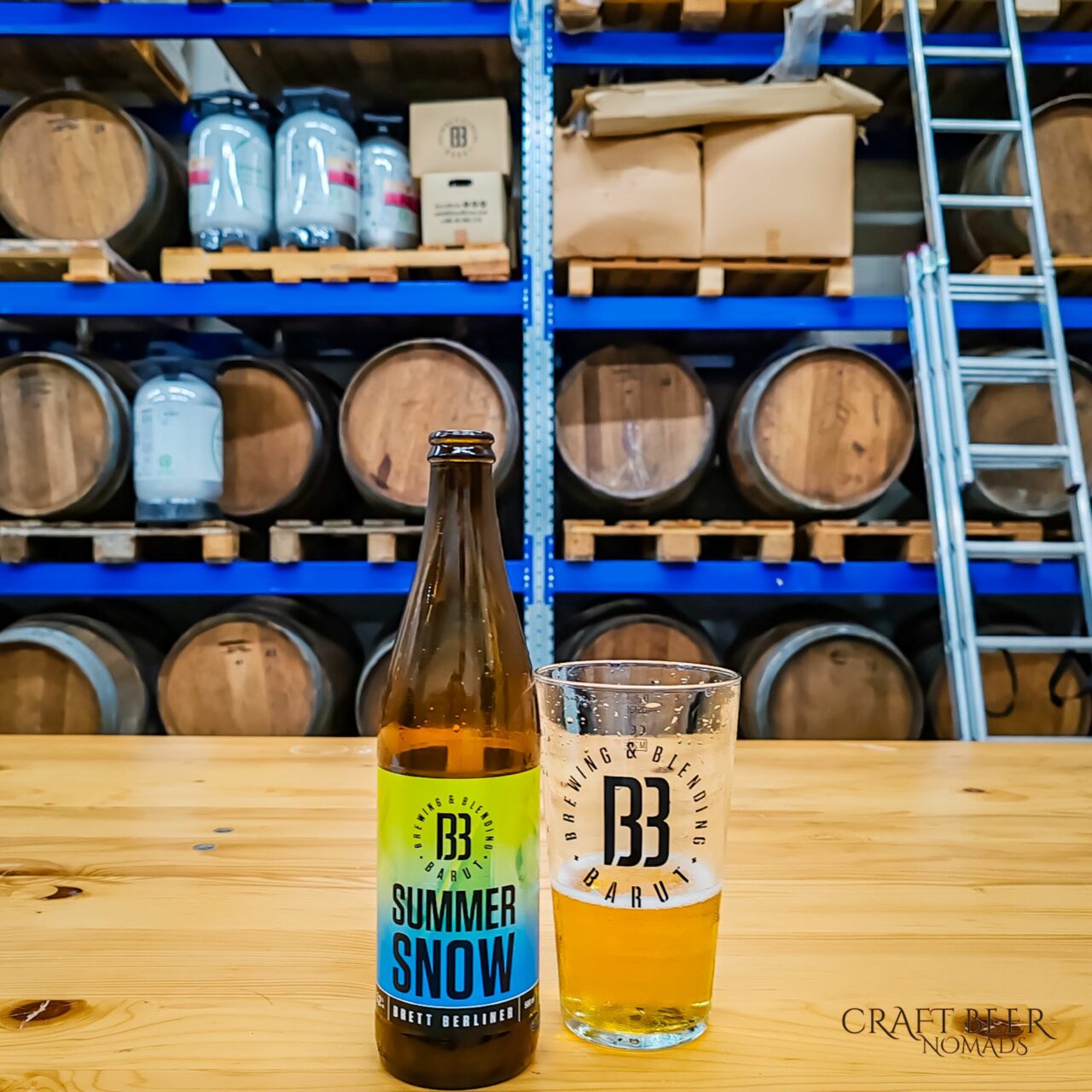 Craft beer in Slovenia: Kamnik is a brewing hotspot Barut Brewing and Blending Summer Snow Brett Berliner | Craft beer in Slovenia: Microbreweries in Kamnik | Craft Beer Nomads