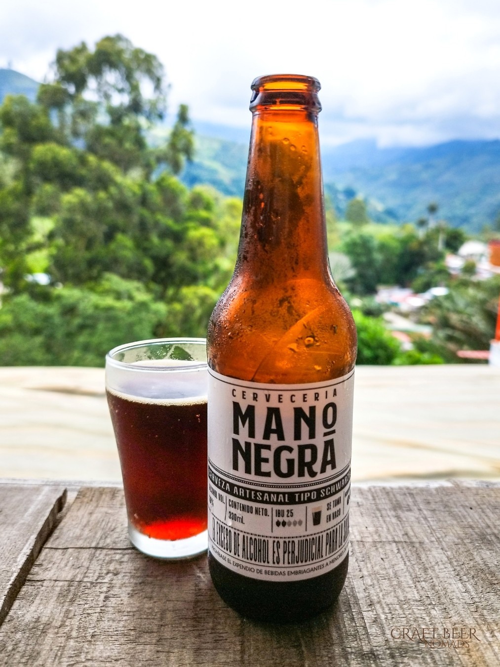 Schwarzbier Cerveceria Mano Negra beer, Salento | Craft beer in Colombia | Craft Beer Nomads