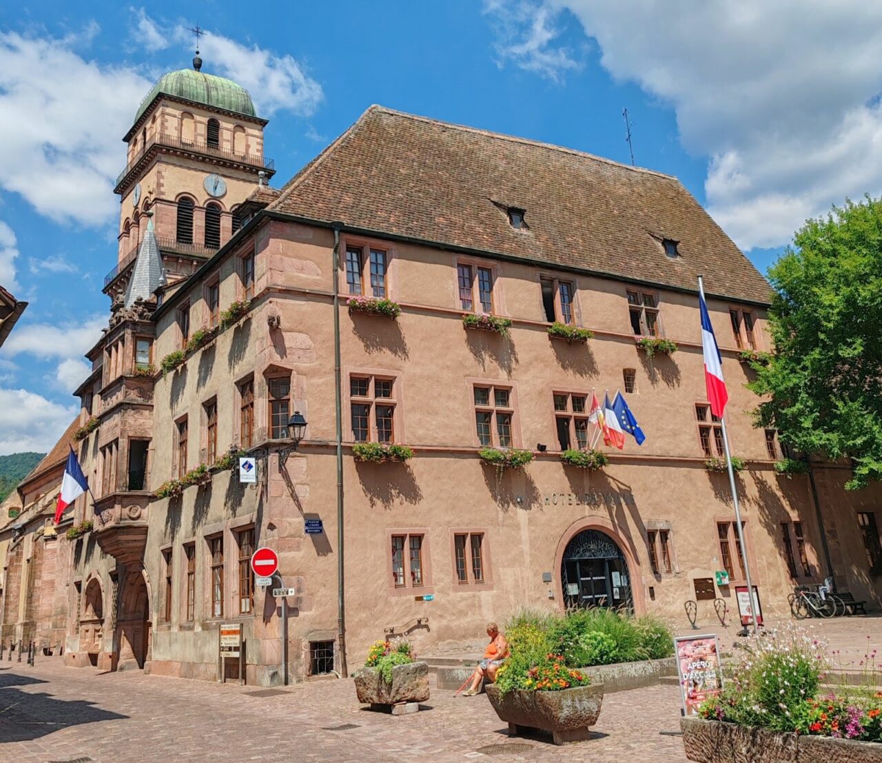 Hotel de Ville town house, Kaysersberg, Alsace, France
