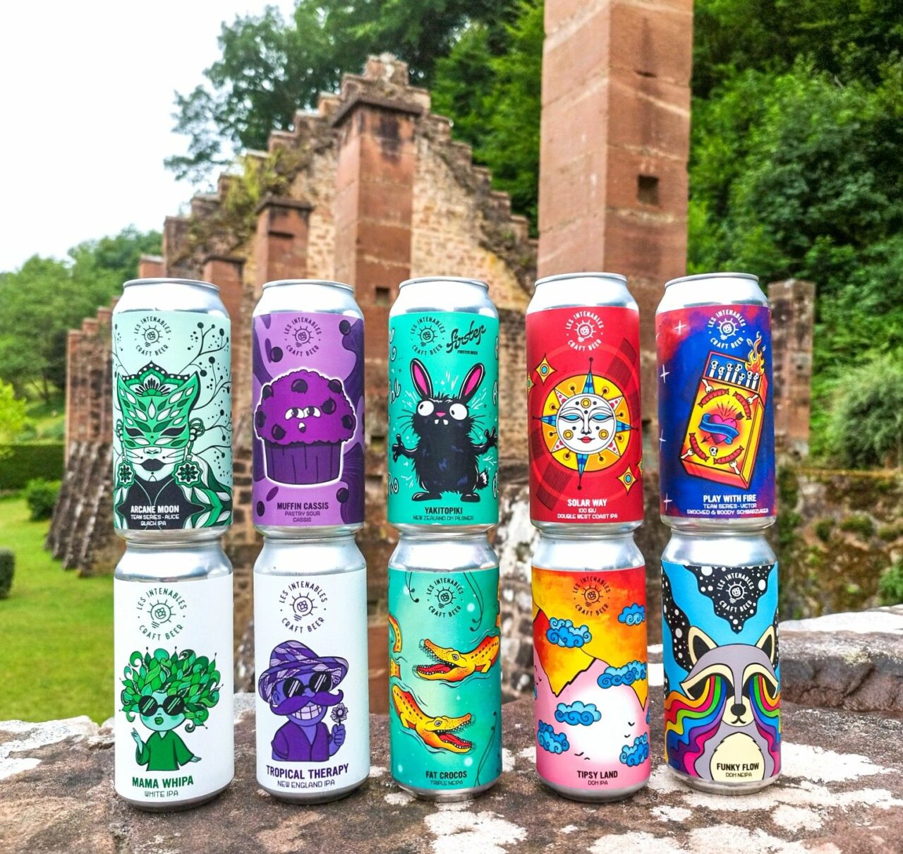 Les Intenables craft beers