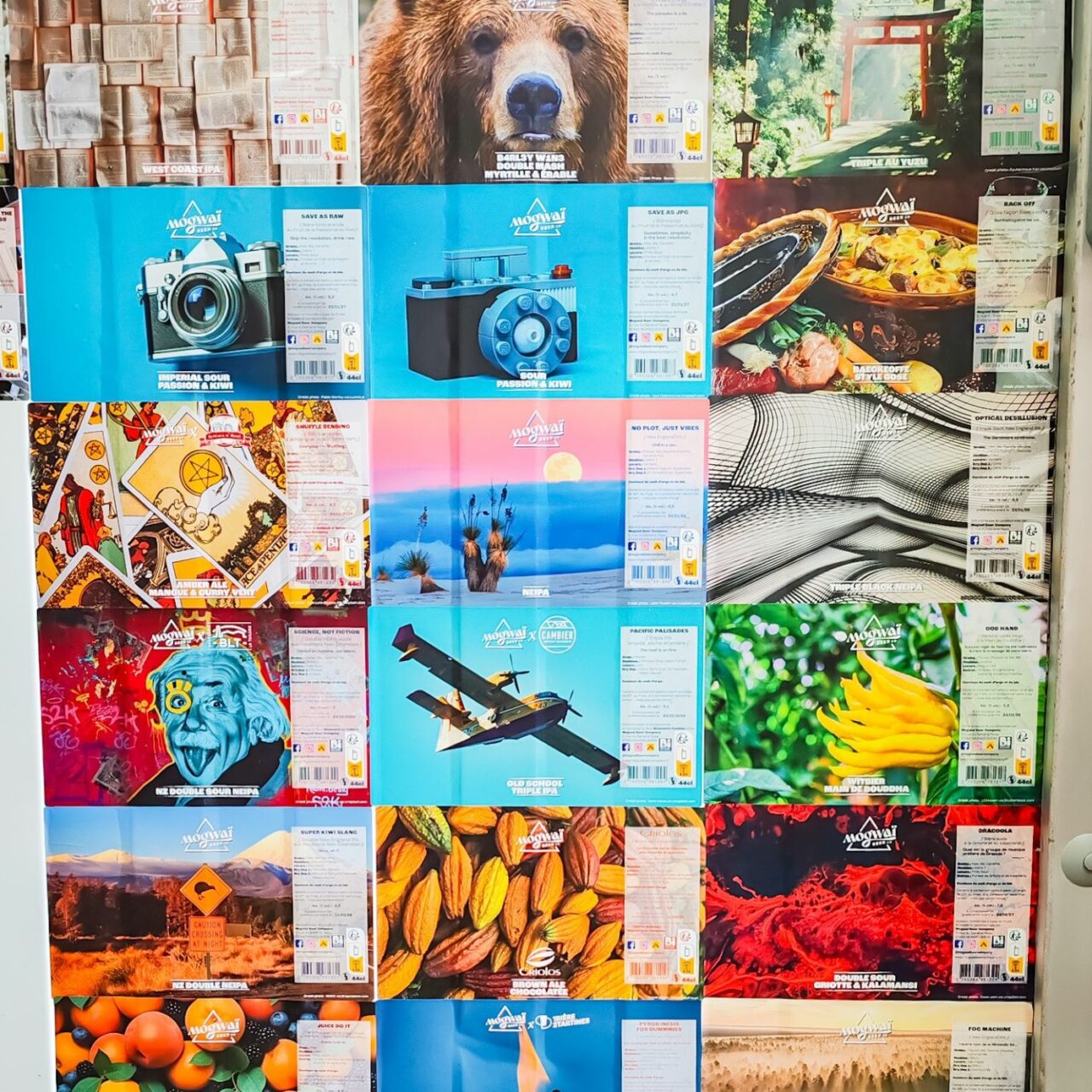 Mogwaï beer labels | Craft beer in Alsace: Les Intenables and Mogwaï | Craft Beer Nomads