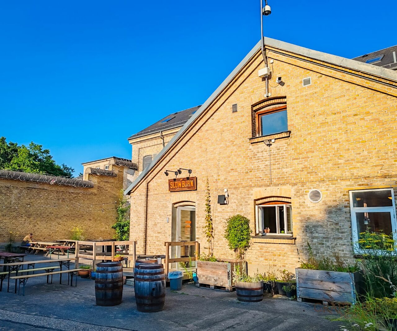 Slowburn Brewing Co-op brewery and taproom in former Vridsløselille Prison in Albertslund | Craft beer in Denmark | Craft Beer Nomads
