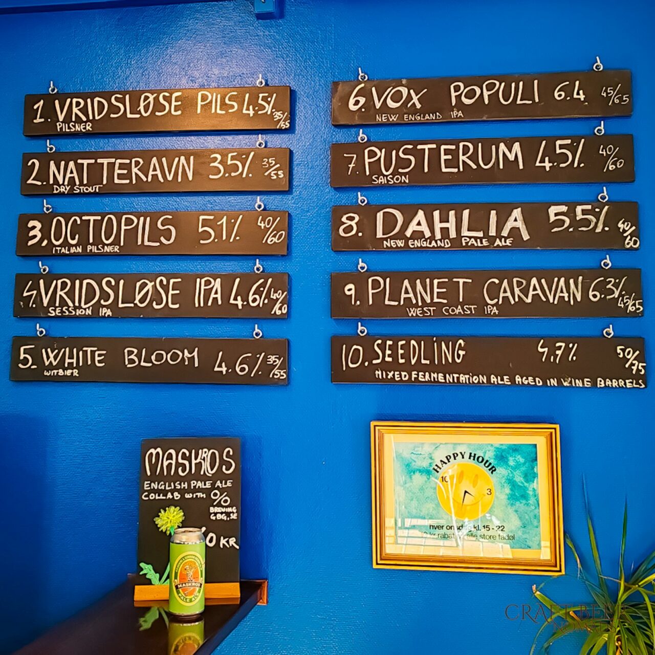 Slowburn Brewing Co-op taplist | Craft beer in Denmark | Craft Beer Nomads