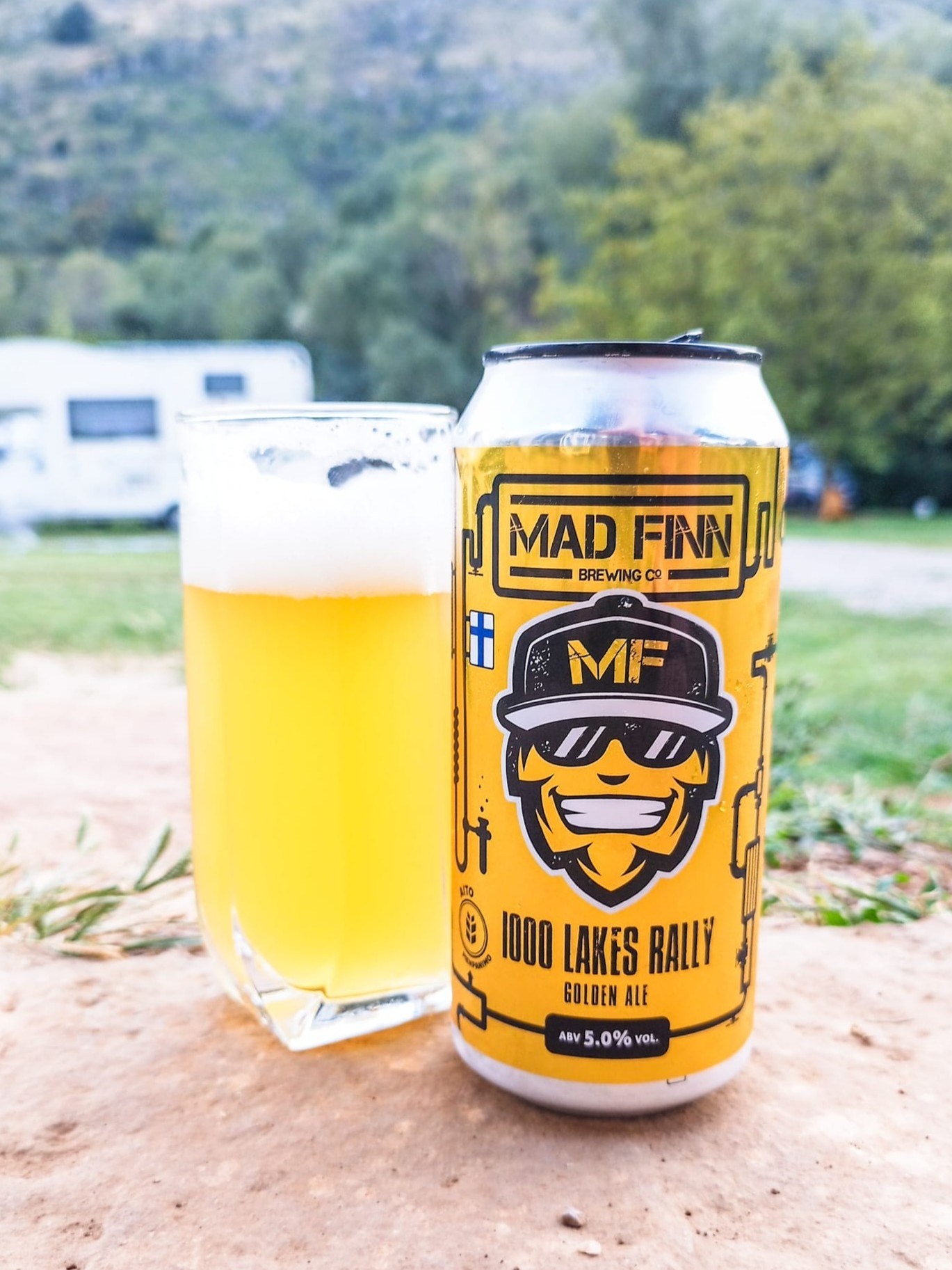 1000 Lakes Rally Golden Ale Mad Finn | Craft beer in Finland: Mad Finn from Ylöjärvi | Craft Beer Nomads