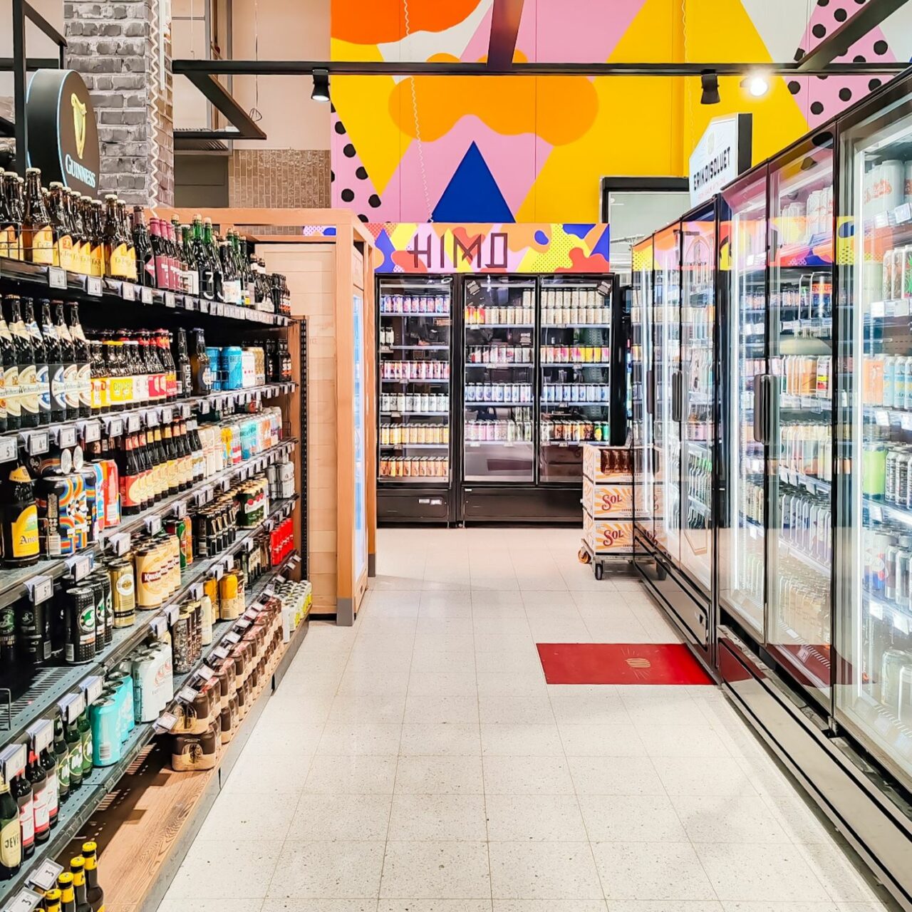 Beer section in KCM Pirkkala | Craft beer in Finland: Panimo Himo in Pirkkala | Craft Beer Nomads