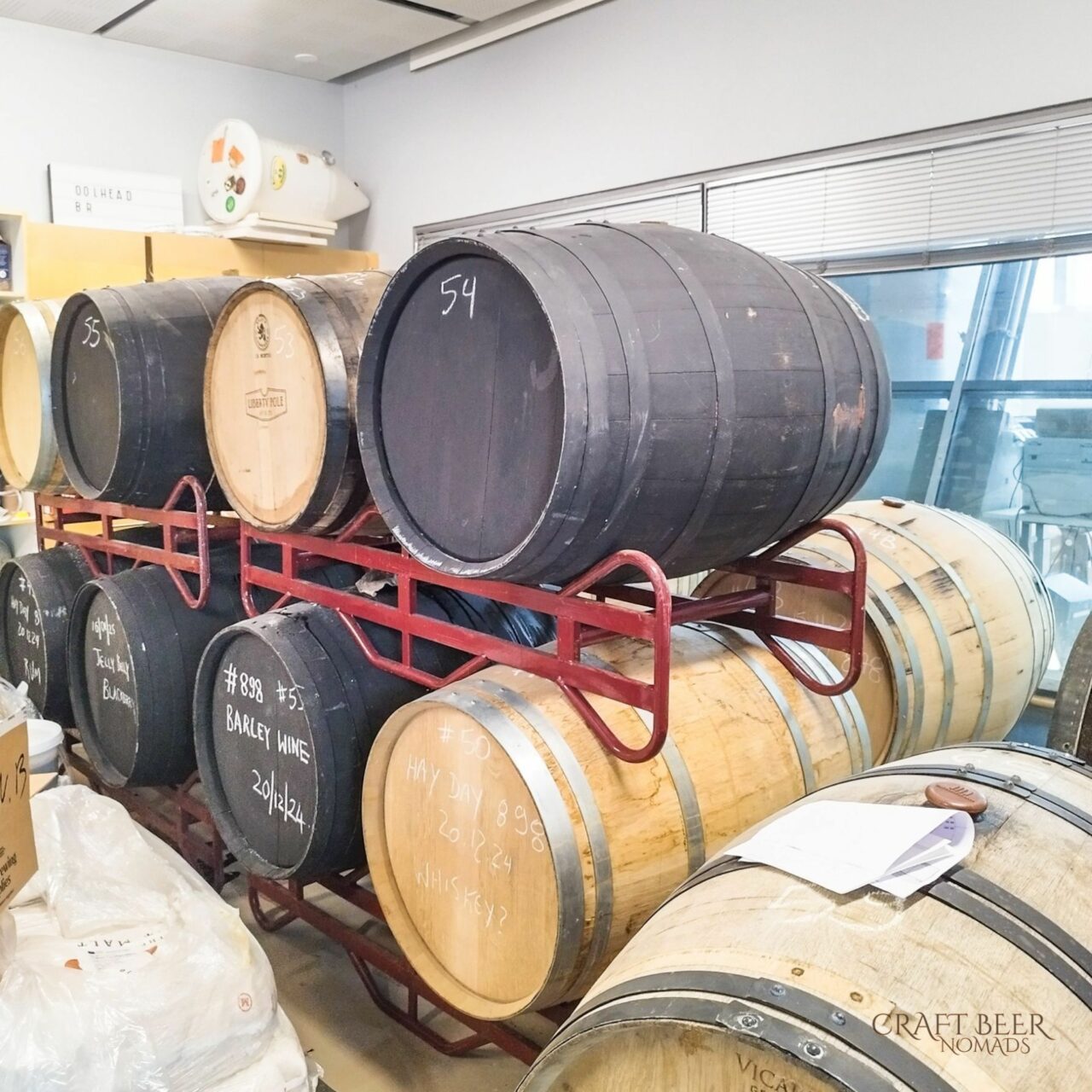 Beer barrels | Craft beer in Finland: CoolHead Brew in Helsinki | Craft Beer Nomads