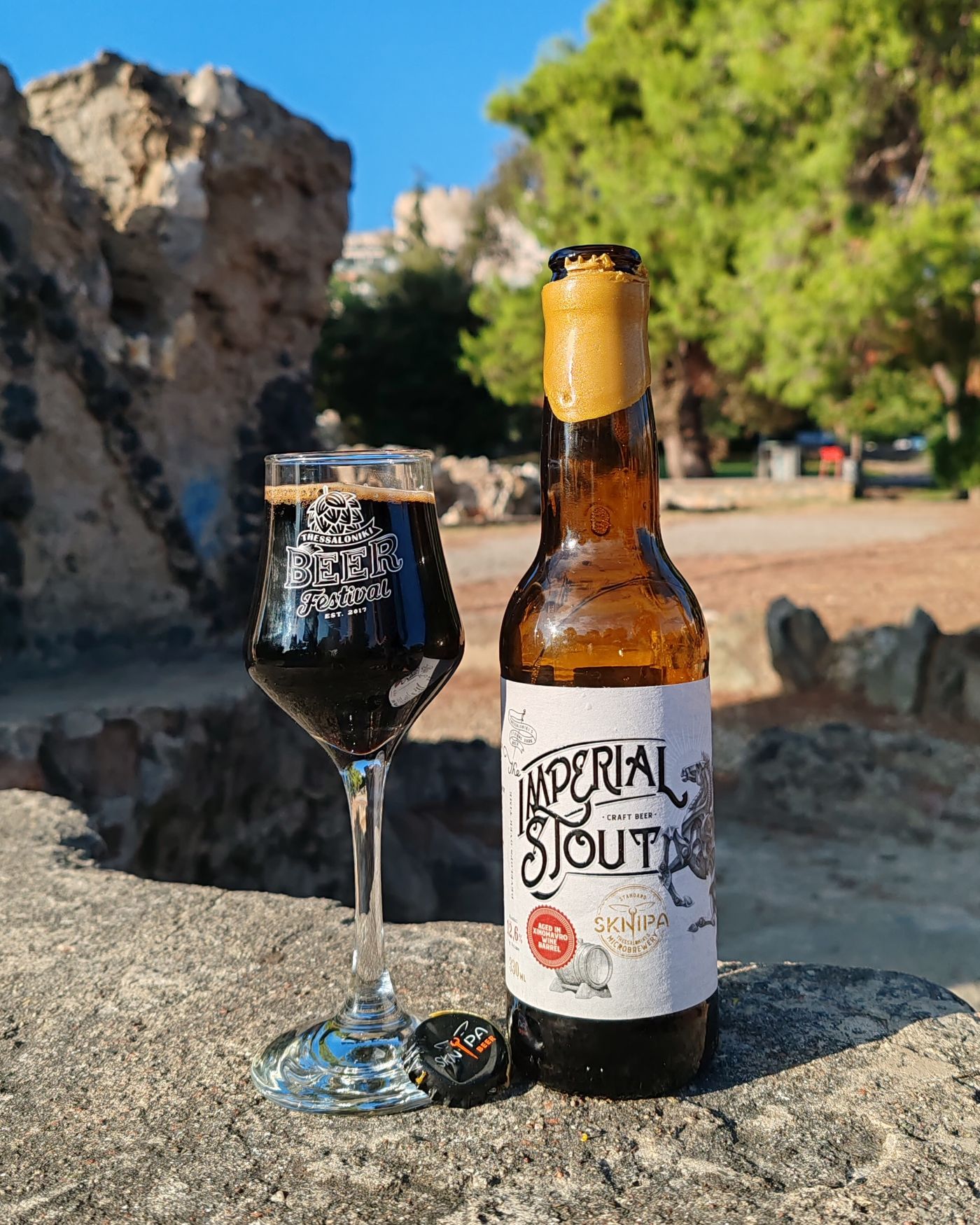 Imperial Stout aged in Xinomavro barrel